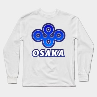 Osaka Prefecture Japanese Symbol Long Sleeve T-Shirt